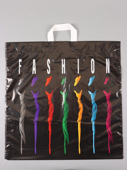 Цена за 25 шт. Пакет "Фэшн NEW", полиэтиленовый с петлевой ручкой, 55 х 55 + 4 см, 60 мкм