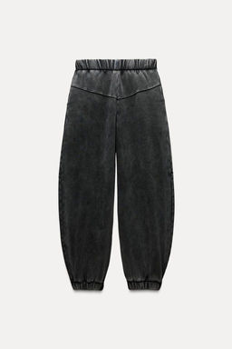 FADED-EFFECT PLUSH TROUSERS - Zara фото 2