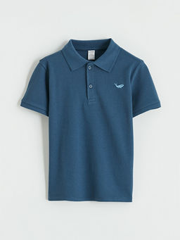Polo Yaka Nak??l? Erkek ?ocuk Ti??rt