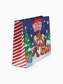 Пакет подарочный С Новым годом!, L 31 ? 40 ? 11.5 см