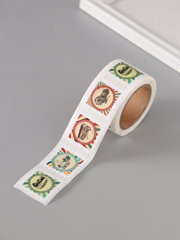 Цена за 2 шт. Наклейка бумага Марки. Ретро транспорт, 3?3 см, 200 шт. в рулоне