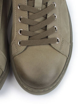 03-P255-4A GREEN Кроссовки мужские (натуральная замша) - Фабричный китай фото 9