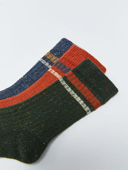 ?izgili Erkek ?ocuk Soket ?orap 3l? - Waikiki фото 3