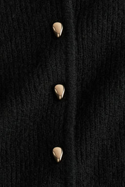 C?rdigan en punto de canal? con peplum - H&m фото 4