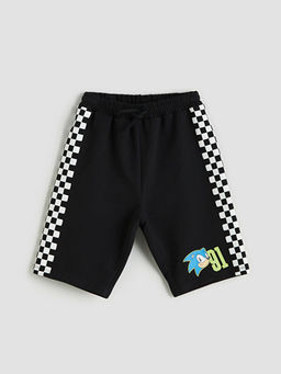 Sonic Bask?l? Erkek ?ocuk Ti??rt ve ?ort 2li