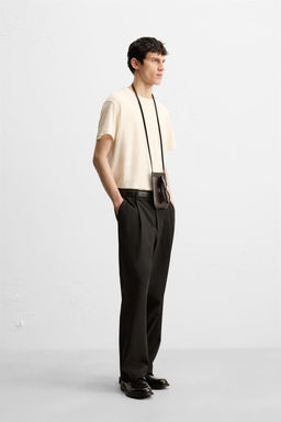 100% LINEN T-SHIRT - Zara фото 4