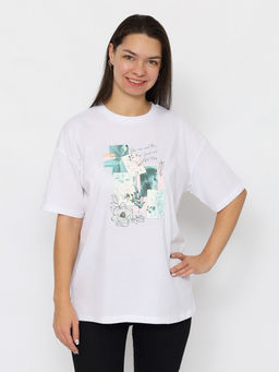 CRB wear / CSMW 60351-20 Футболка женская,белый/Ex.Cherubino