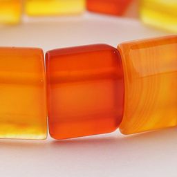 Браслет Ириска из натурального оранжевого агата - Agat77 фото 2