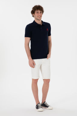 Erkek Slim Fit Polo Yaka Koyu Lacivert Basic Ti__rt Sepette S_rpriz _ndirim - U.s. polo assn фото 4