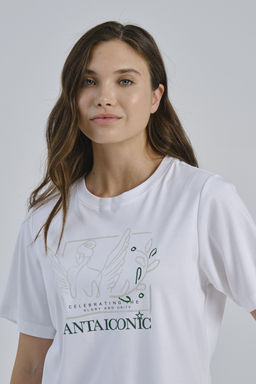 Футболка Белый ICONIC SS Tee - Anta фото 3