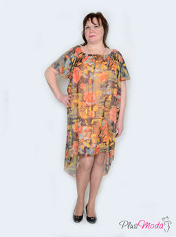 Платье Модель №12А размеры 54, 56 - Plusmoda фото 4