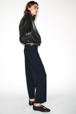 STRAIGHT TROUSERS WITH BELT - Zara фото 11