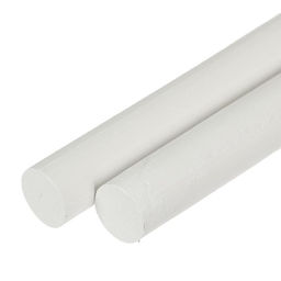 Цена за 5 шт. Мел школьный белый набор 4 штуки, круглый беспыльный, в картонной коробке