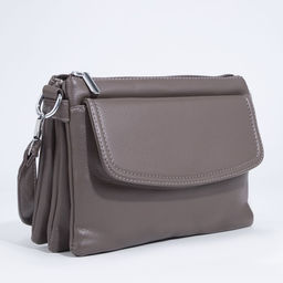 Сумка кросс-боди на молнии, цвет бежевый - Simaland фото 3