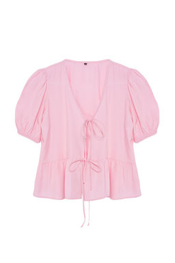 Pembe Baglamal? Dokuma Gomlek TWOSS24GO00237