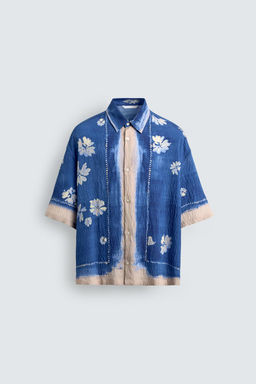 FLORAL PRINT SHIRT - Zara фото 3