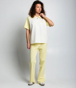 Спортивный костюм #КТ6605 (3), жёлтый, кремовый - Dommod фото 2