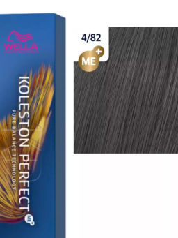 Краска стойкая Koleston Perfect 4/82 средне-коричневый голубой матовый, Wella Professionals