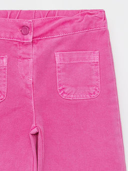 Beli Lastikli Basic Gabardin K?z Bebek Pantolon - Waikiki фото 3