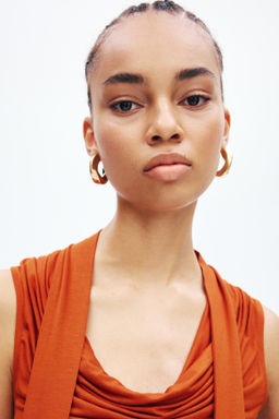 Top con cuello fular - H&m фото 3