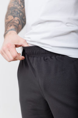 Брюки М-1224 из футера двунитки без начёса