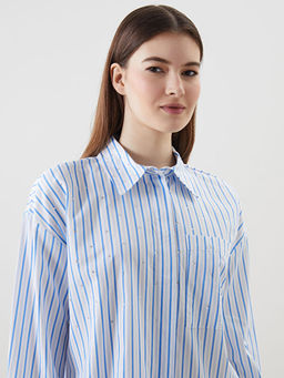 Ta?l? Oversize Kad?n G?mlek Tunik