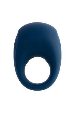 Эрекционное кольцо на пенис Satisfyer Strong One Connect App, силикон, синий, 7 см.