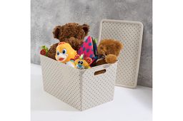 Корзинка с крышкой 14 л 35*24,5*20,5 см Береста латте - Elan gallery фото 4