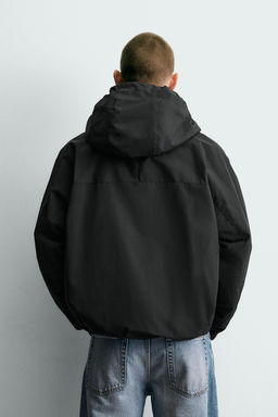 CAZADORA T?CNICA WATER REPELLENT COMBINADO POLAR / Negro - Zara фото 3