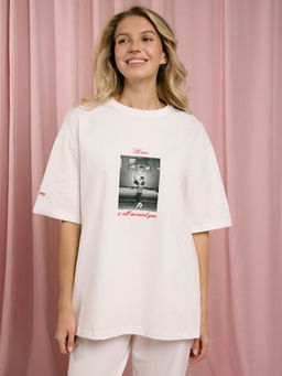 MY Футболка жен.с принтом love is all... (с фото) ФБ035  фото 3