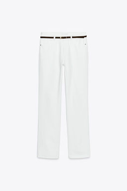 JEANS Z1975 90S STRAIGHT HIGH-WAIST BELT - Zara фото 6