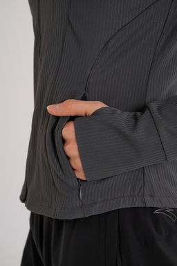 Олимпийка Серый ANTA RUNNING Knit Track Top  фото 9