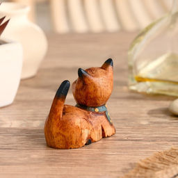 Сувенир дерево "Кошечка" 5х5х2,5 см