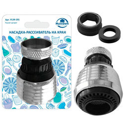 Насадка-рассеиватель на кран 6,2x3,5см VL34-191 /МУЛЬТИДОМ/
