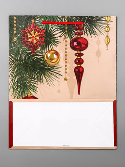 Цена за 2 шт. Пакет подарочный новогодний ламинированный, «Атмосфера Нового Года», 26×12×32 см