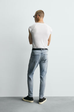 RIPPED SKINNY FIT JEANS - Zara фото 3