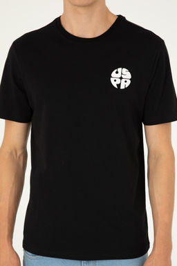 Мужская черная футболка Неожиданная скидка в корзине - U.s. polo assn фото 6