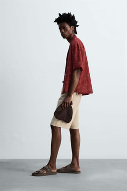 FLORAL TEXTURED SHIRT  OTIS KWAME KYE QUAICOE - Zara фото 12