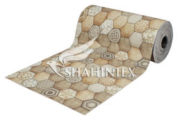 Коврик-дорожка SHAHINTEX DIGITAL PRINT (14) Мозаика 100х1000 бежевый  фото 2