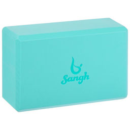 Блок для йоги Sangh, 23×15×8 см, цвет мятный