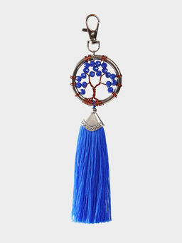 Брелок ловец снов «Древо жизни», 19 см, синий