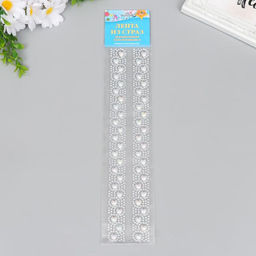 Декоративная самоклеящаяся лента из страз. длина каждой 300 мм, ширина 25 мм. - Simaland фото 3