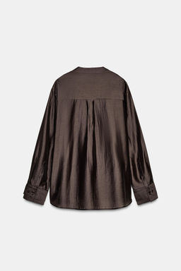 ZW COLLECTION FLOWING SHIRT - Zara фото 6