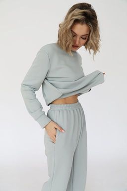 Брюки из трикотажа с резинкой по низу - Looklikecat фото 7