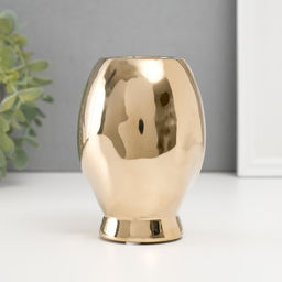 Подсвечник на 1 свечу «Сова Сипуха», d=3.5 см, золото, 9×8.5×12.5 см