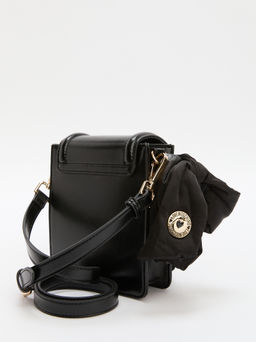 Кросс-боди LOVE MOSCHINO BOW DETAIL Артикул 4192165, черный  фото 3
