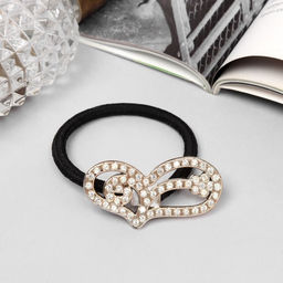 Цена за 6 шт. Резинка для волос «Дебора», бант цветок, 5 см