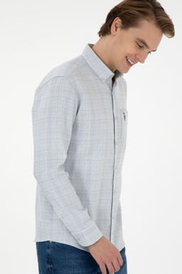 Мужская рубашка с длинным рукавом Stone Неожиданная скидка в корзине - U.s. polo assn фото 3