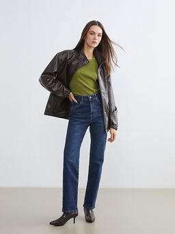 Mom Fit Kad?n Jean Pantolon