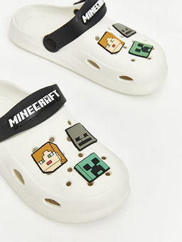 Minecraft Bask?l? Erkek ?ocuk Sandalet